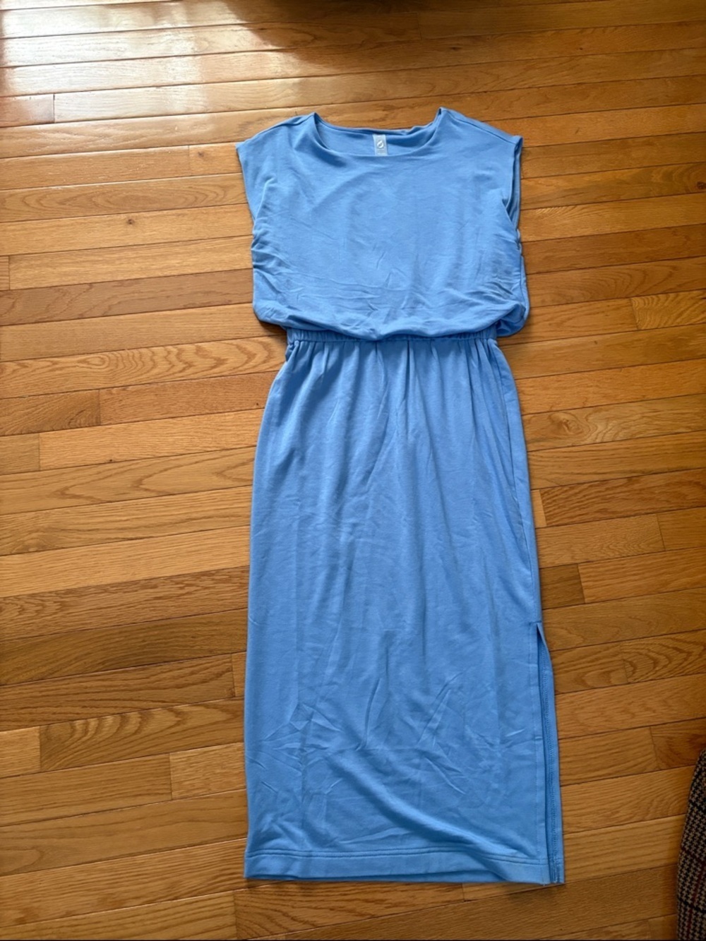 Lou & Grey Sky Blue Sleeveless Elastic-Waist Maxi Dress
